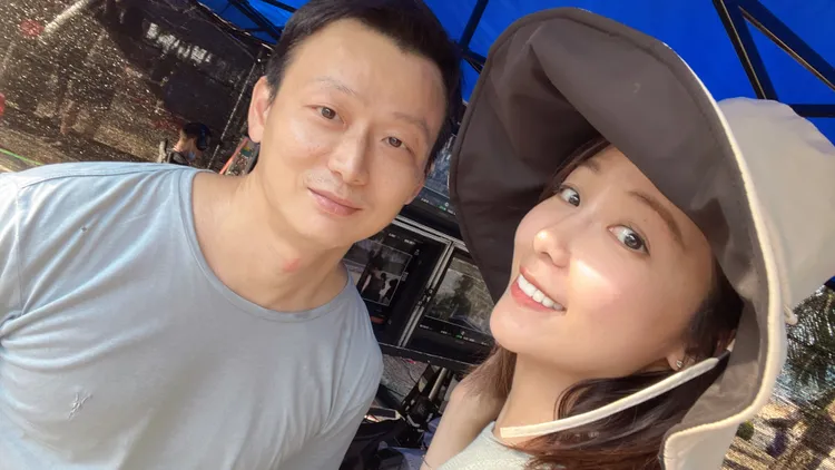 安唯綾（右）認為于中中脾氣已改變不少。安唯綾提供