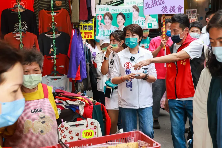 黃珊珊走訪北投市場。趙世平攝