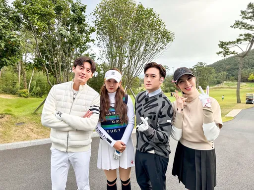 沈建宏「高爾夫球小孩」飛韓國錄實境節目 巧遇女團偶像小鹿亂撞