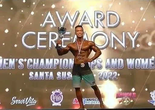 台灣第一人!劉明毅奪下2022世界健美錦標賽金牌