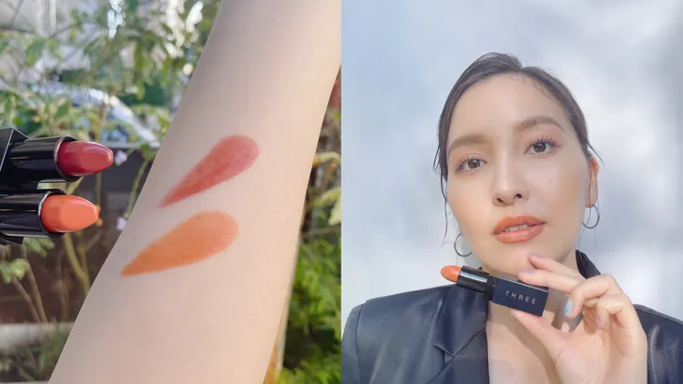 我色輕潤光唇膏，各1400元。張家玲攝