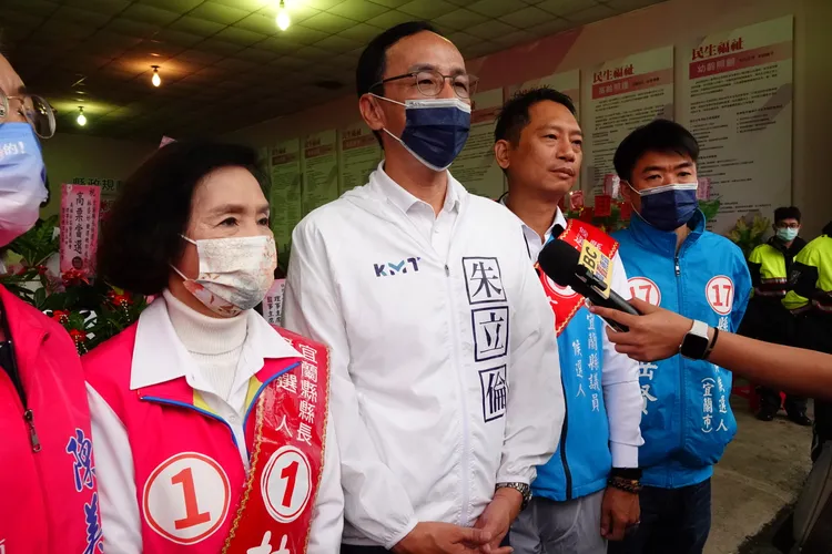 朱立倫對林姿妙選情深具信心。林泊志攝