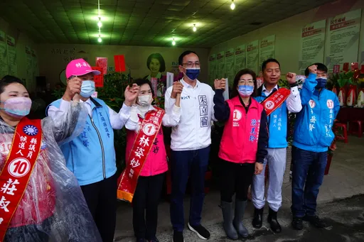 朱立倫宜蘭陪掃街 對選情有信心!籲選民力挺林姿妙高票連任