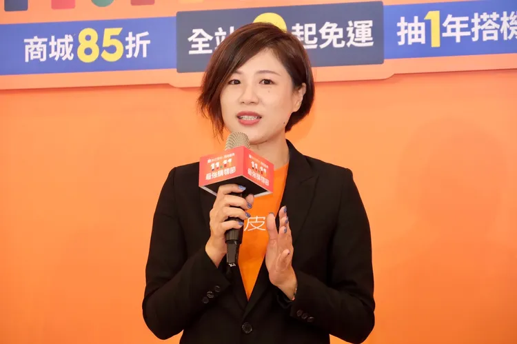 蝦皮購物品牌行銷部長廖君凰。陳志淵攝
