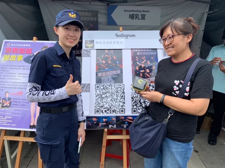 新北市婦幼隊女警黃雅筠。警方提供