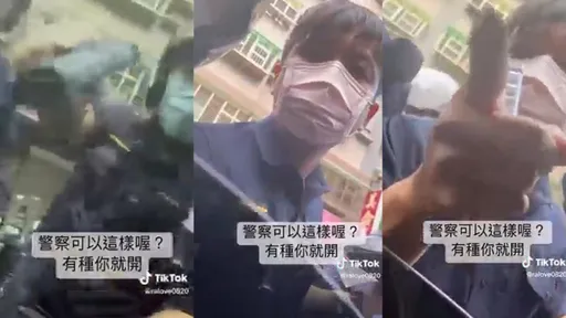 警掏槍咆嘯「下車」為何事? 她驚嚇討拍公審!網曝「關鍵這句」打臉