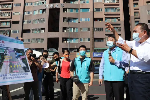 侯友宜選後上班首日視察康寧街工程 完工可紓解汐止塞車之苦