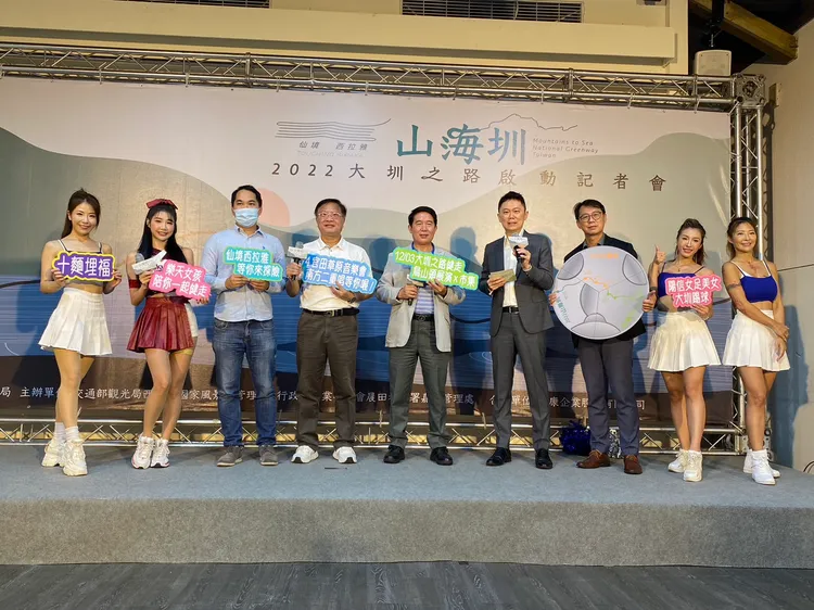 觀光局山海圳西拉雅健走活動今開放報名。陳怡文攝