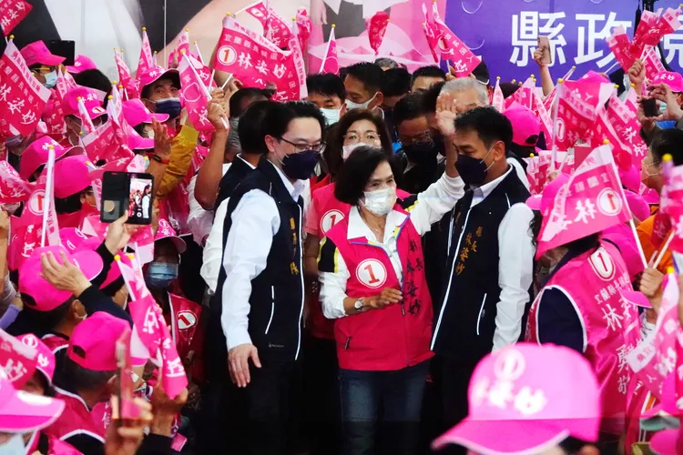 林姿妙選前之夜將在宜蘭、羅東兩地掃街，全力催票。資料照片