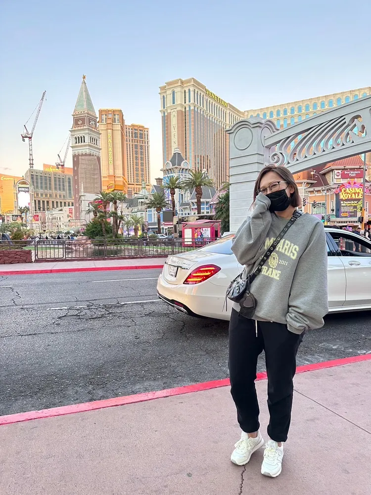 瑪菲司飛抵Vegas封館直播。Halo Mavis國際連線提供