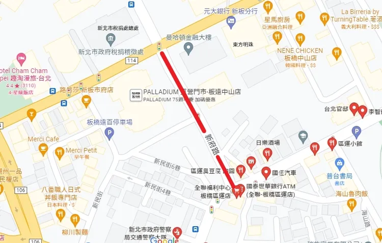 而候選人林佳龍所選場地，在新府路部分，則在本周四（24日）晚間7時開始，直至25日深夜12時為止全線封閉。警方提供