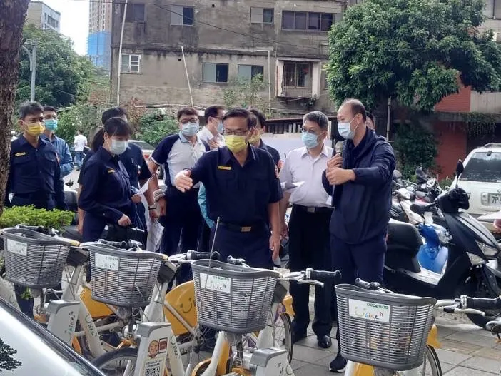 警察局長黃宗仁今率相關單位幹部,模擬可能突發狀況,力求選前之夜活動順暢舉行平安落幕。警方提供