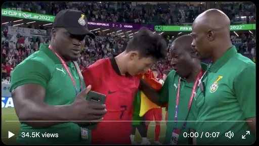 世界盃|沒禮貌?文化差異?迦納教練賽後一動作 韓國網友全怒了