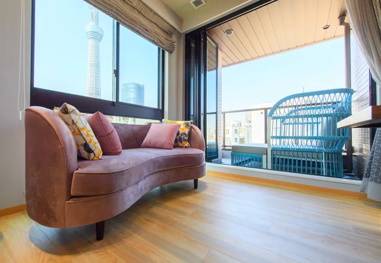 部分房型還可以直接從房內遠眺東京晴空塔。ⒸSOLA HOTEL（未經授權請勿使用）