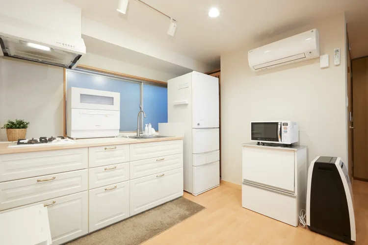 規劃完整的廚房設施。ⒸCONDOMINIUM HOTEL欅庵（未經授權請勿使用） 