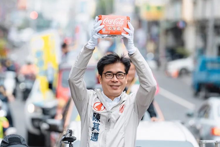 陳其邁明晚的選前之夜，將訴諸政績，尋求選民支持連任。資料照片