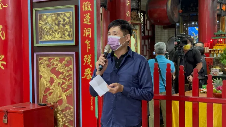 聯盟召集人黃章桐。林泊志攝