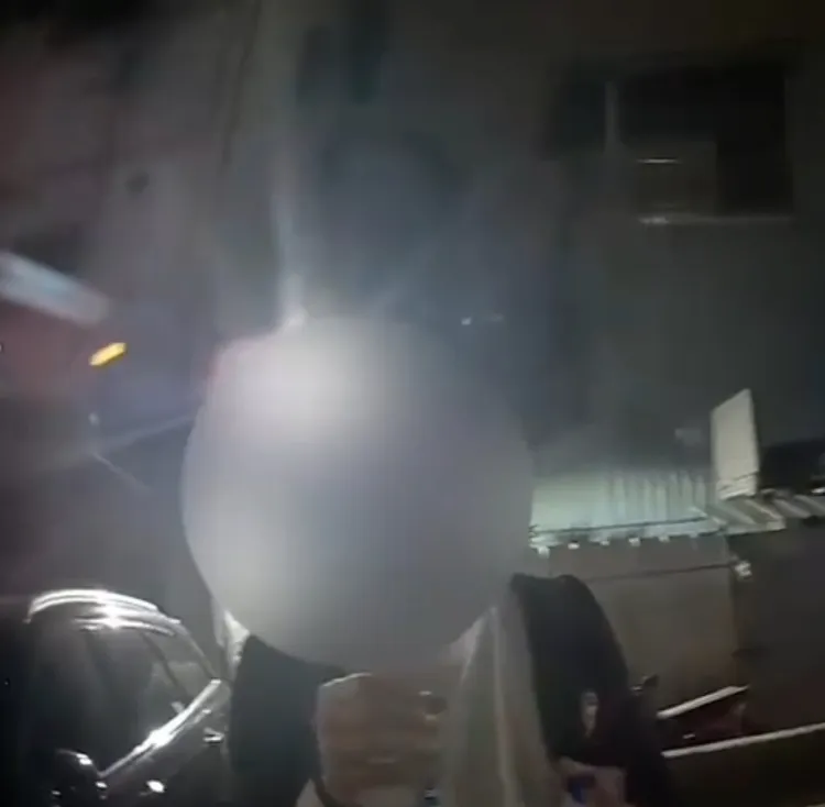 林男酒測前對員警說：「我多喝一點（水）沒關係吧？」警方回答：「不介意！」。讀者提供