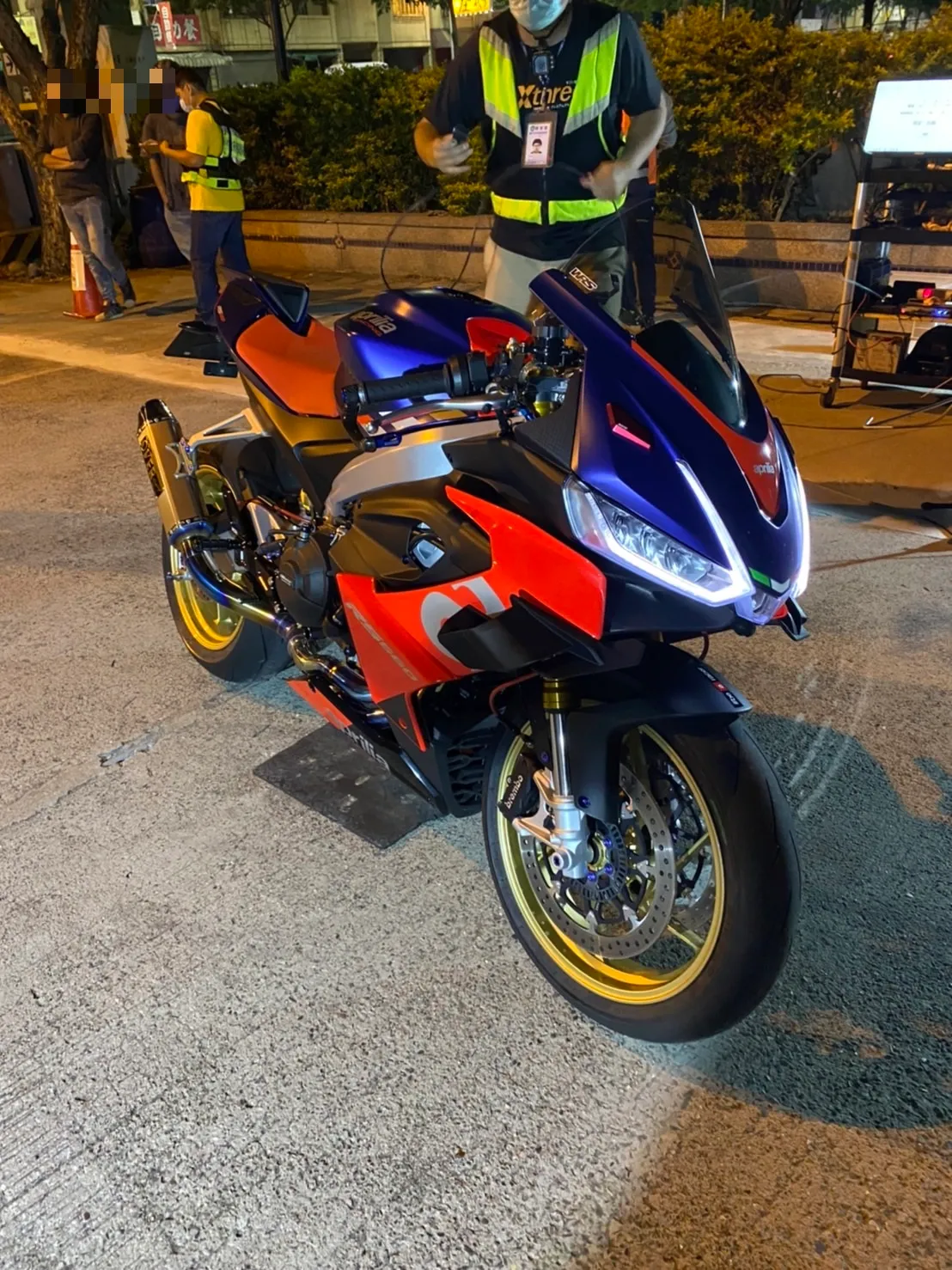 APRILIA RS660義大利中級距新跑車,一輛要50.9萬。讀者提供