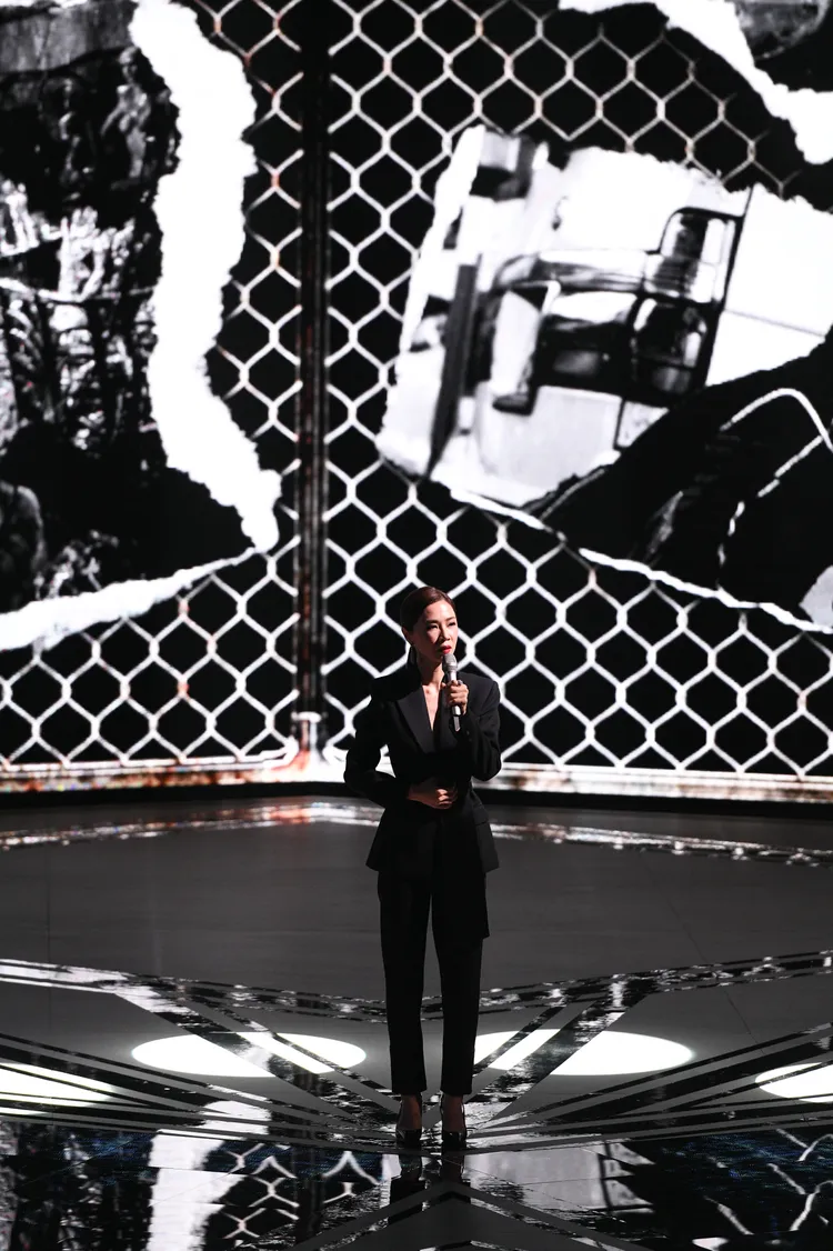 典禮主持人由新科金鐘影后謝盈萱擔任。金馬執委會提供