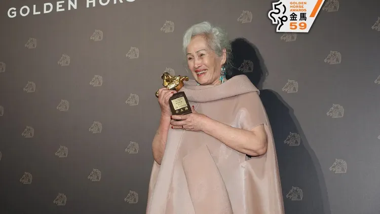 林詹珍妹以《哈勇家》奪下最佳女配角。攝影中心攝