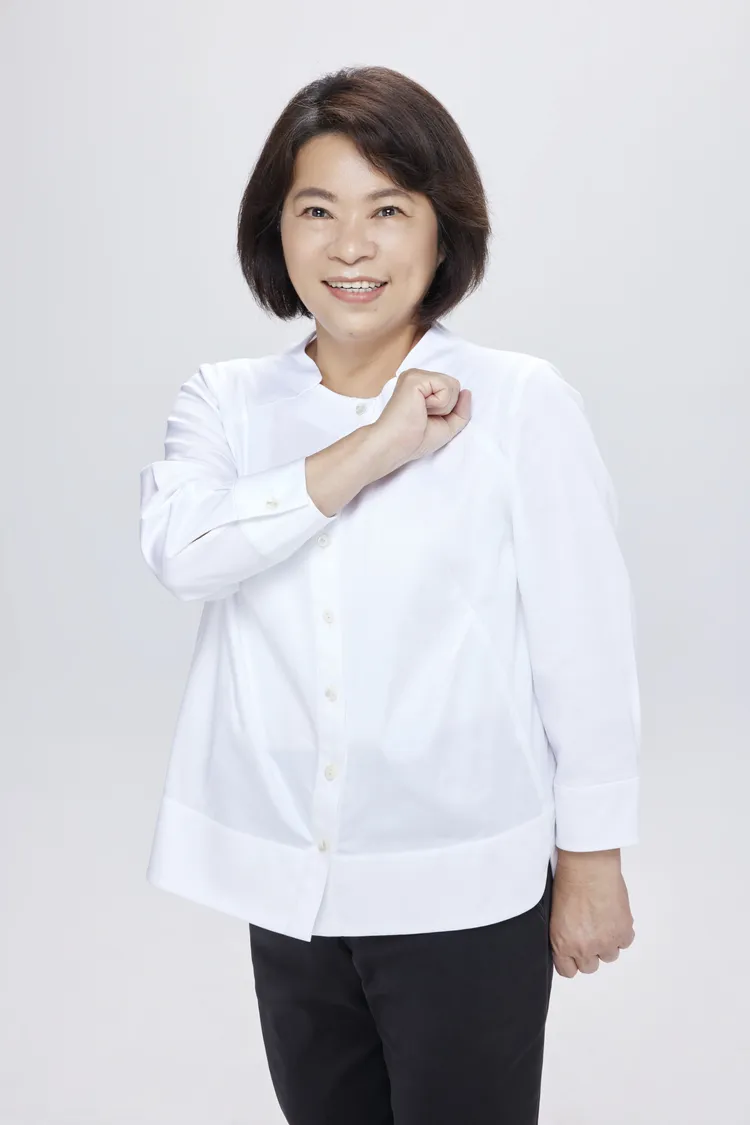 黃敏惠今出席質詢，不克前往抽籤。黃敏惠競總提供