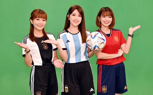 華視3正妹主播輪報世足賽 林奕雯敲碗梅西C羅奪冠