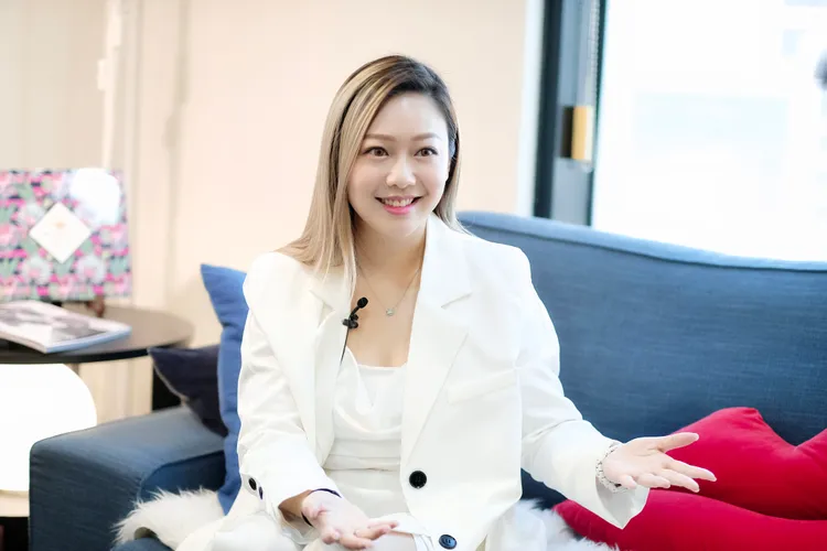 詩蘭朵保養品牌主理人Carol邱嘉昱說自己性格很樂觀。陳志淵攝