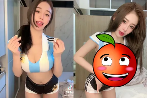 護理系女神一個動作向世足致敬 網友激喊:這不是足球!是性感南半球