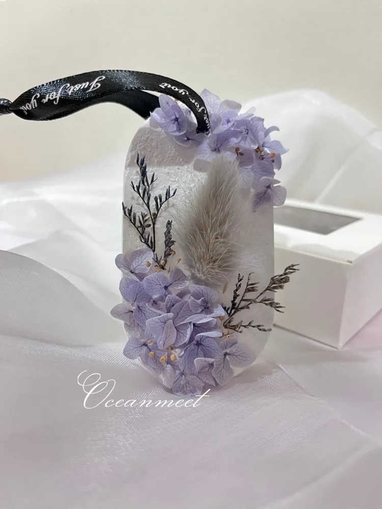 DIY擴香石的成品。板橋區公所提供