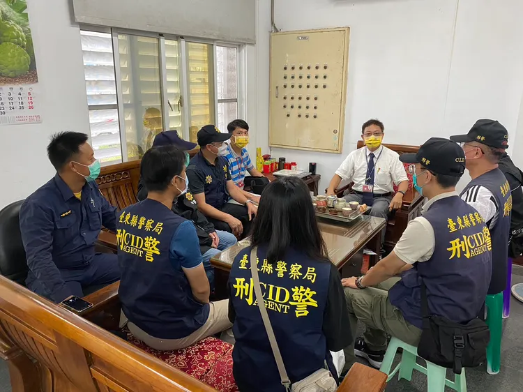 檢警調查賄團隊選前進駐綠島、蘭嶼。台東地檢署提供