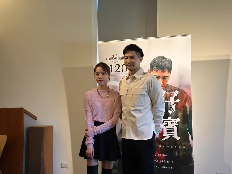 程予希（左）和鄒承恩在片中有許多對手戲。蔡依庭攝