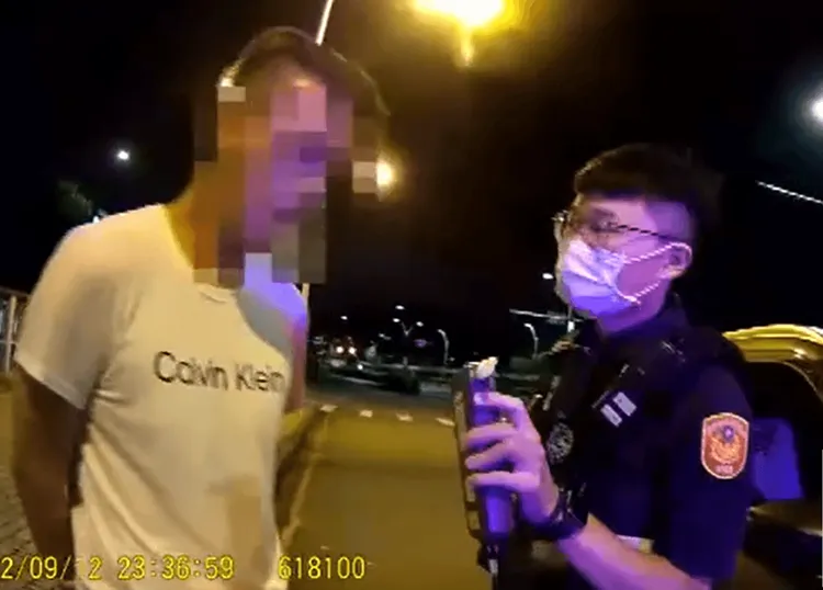 林義偉酒駕當下的酒測值高達0.85毫克，立即被依公共無險罪逮捕。