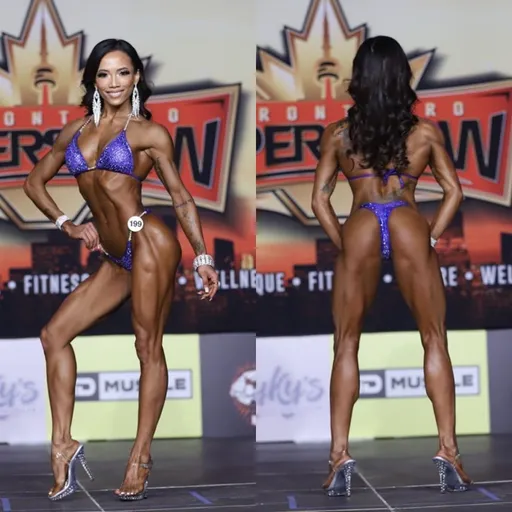 力与美的结合！IFBB PRO职业赛27日登场　职业比基尼身材超惊人