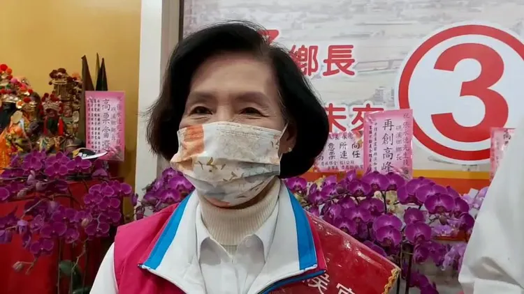 對於選情狀況，宜蘭縣長林姿妙強調自己全力以赴。讀者提供