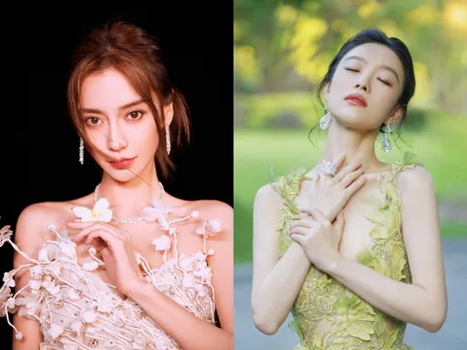 金雞獎3美|Angelababy「3D繁花白紗」飄仙氣 林允、倪妮美背雪乳爭豔