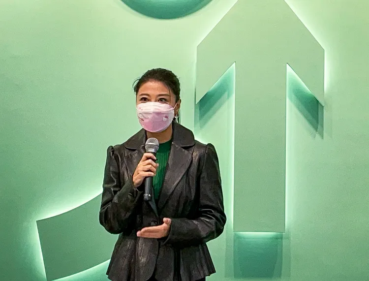 林楚茵認為藍營對國產疫苗的態度，一直都是抹黑、質疑、打壓。賴昀岫攝