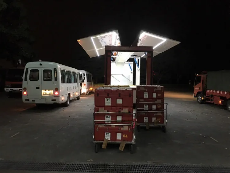 消防署與輪值台北市消防局特搜隊，已做好各項人員、搜救犬及救援裝備器材整備。消防署提供