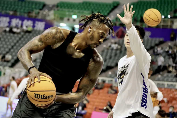 魔獸賽前練習。林林攝