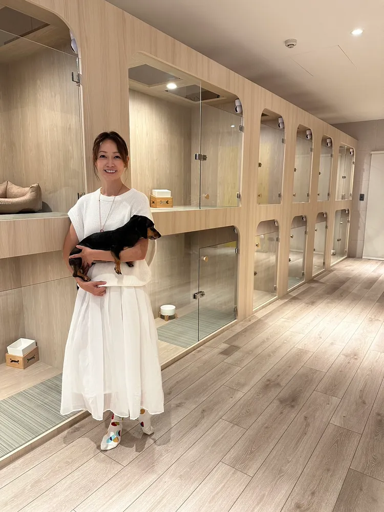 潘慧如經營的寵物旅館收費不便宜。蔡依庭攝
