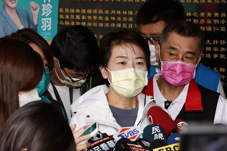 無黨籍台北市長候選人黃珊珊。葉志明攝