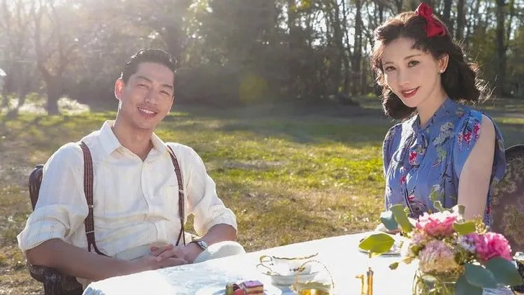 「台灣第一名模」林志玲和老公日本男星黑澤良平AKIRA。翻攝林志玲IG