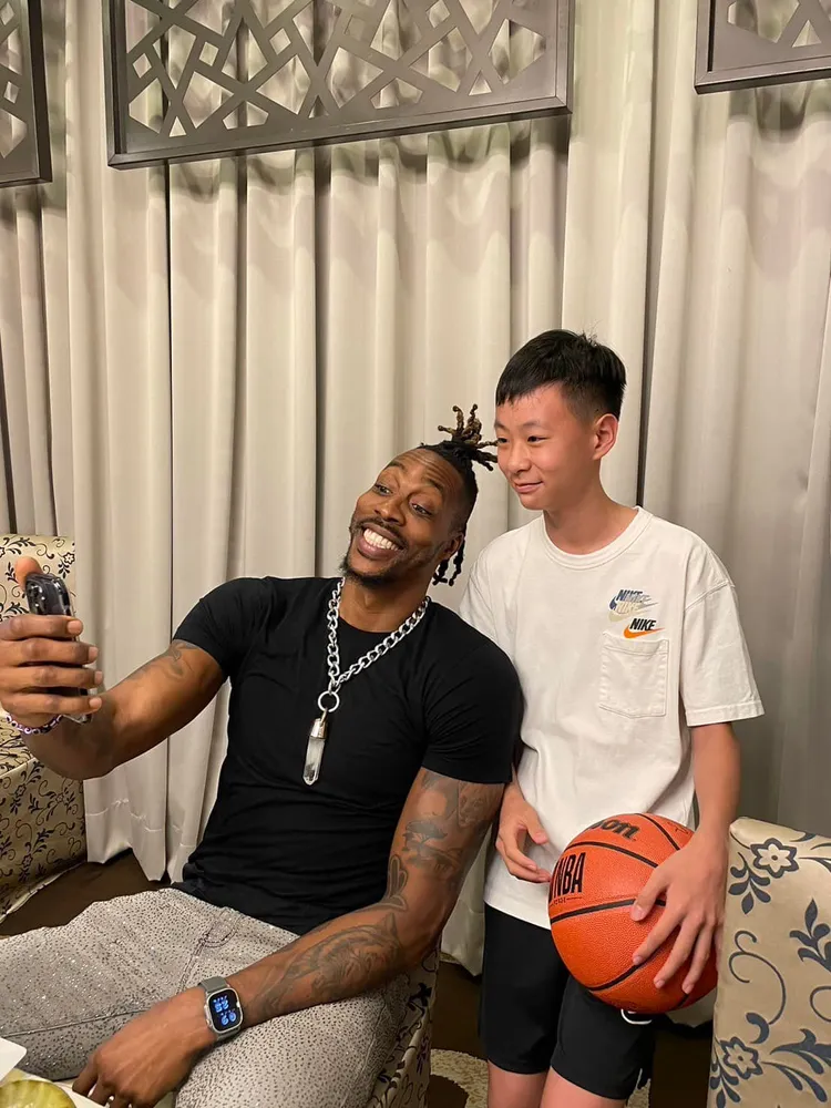 賈永婕兒子超開心。翻攝賈永婕臉書