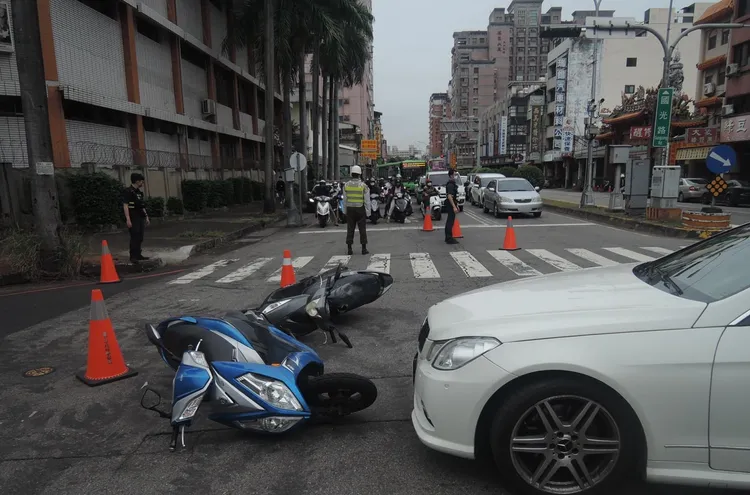 車禍現場。民眾提供