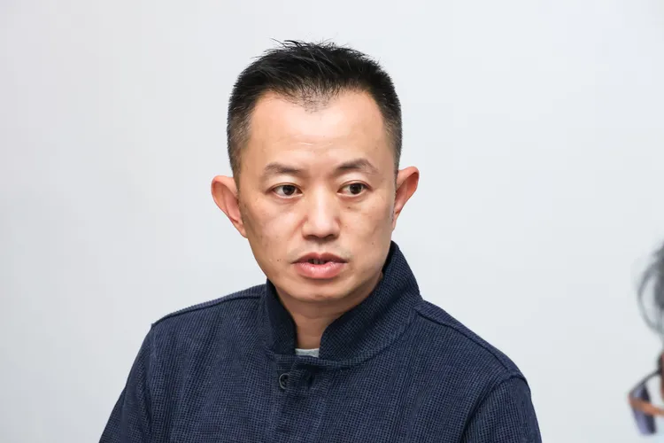 導演盧盈受訪時侃侃而談。趙世平攝