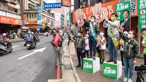 林佳龍基隆合體蔡適應拜票 再批侯友宜無建設「四大皆空」