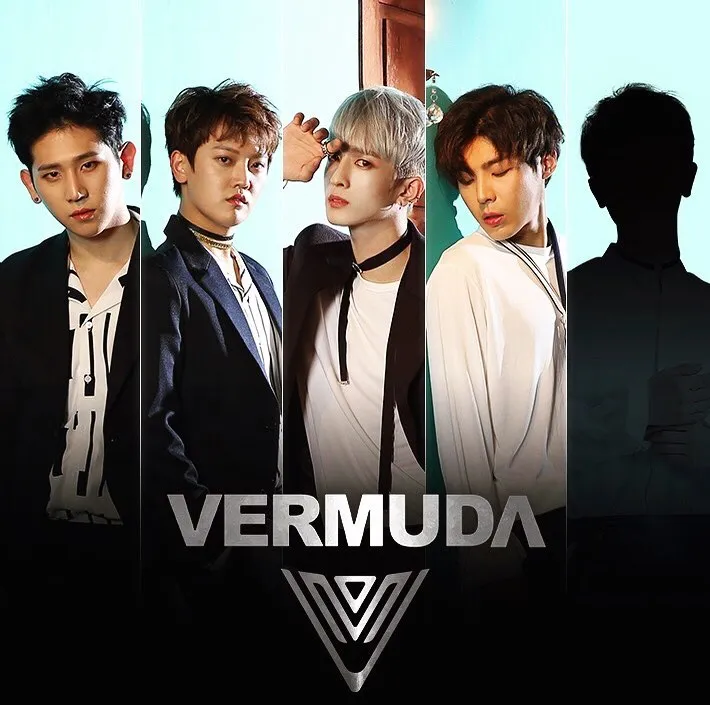 禹昌範（中）退出100%後，2017年加入VERMUDA再次出道。翻攝禹昌範IG