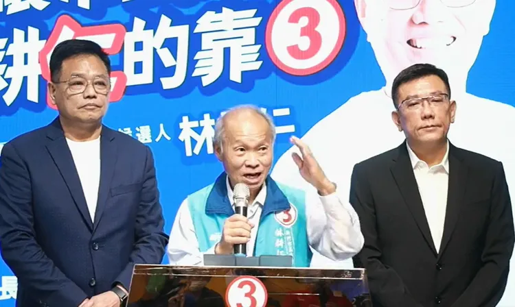 林政則也強調「高虹安不是壞人」，未來大家以和來止戰，新選戰步調就從今天開始。翻攝自林耕仁臉書