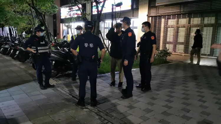 警方正詢傷者友人。陸運鋒攝