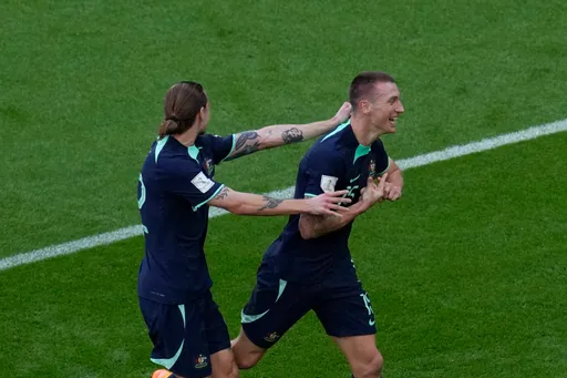 世界盃｜澳洲先攻後守1比0勝突尼西亞　保有晉級一線生機